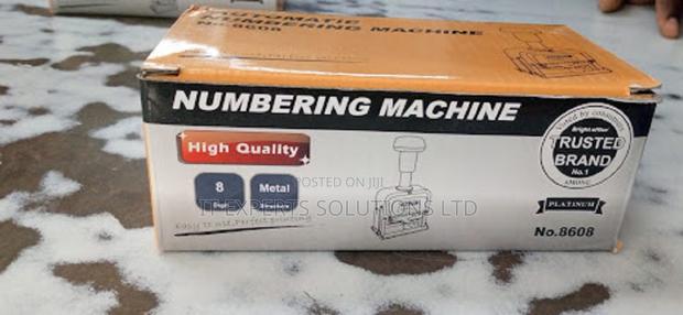 Numbering Machine 6=8 Digits