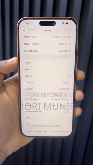 Apple iPhone 17 Pro Max 256 GB Orange