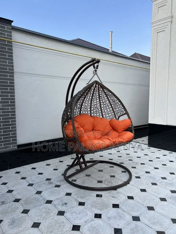 Swing Chair; Durable Modern Two Seater Swing Chair for Garden
