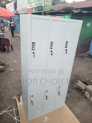 6-Door Metal Office Locker – Strong Secure Storage