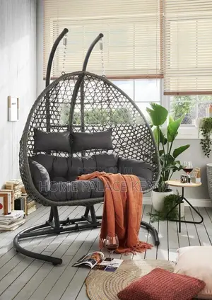 Swing Chair; Durable Modern Two Seater Swing Chair for Garden