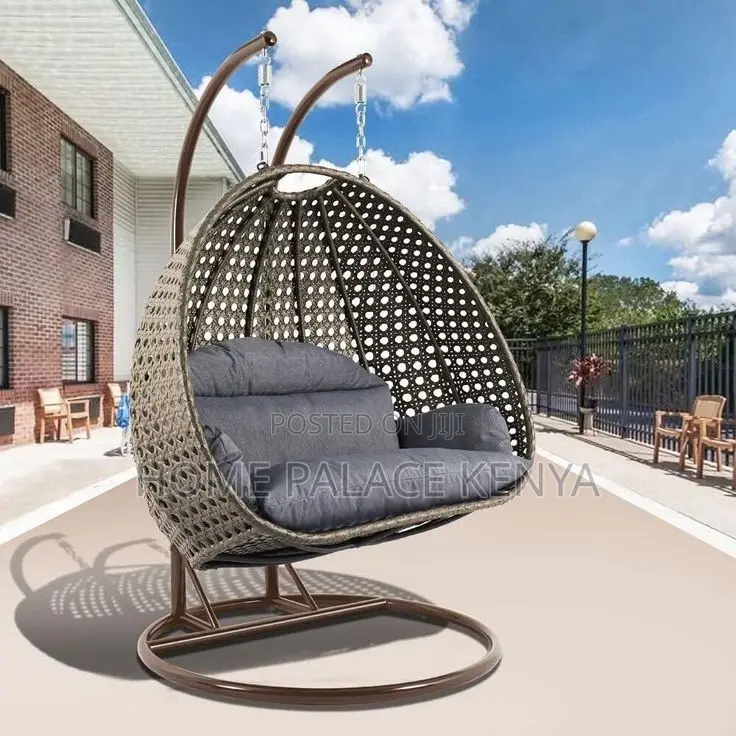 Swing Chair; Durable Modern Two Seater Swing Chair for Garden