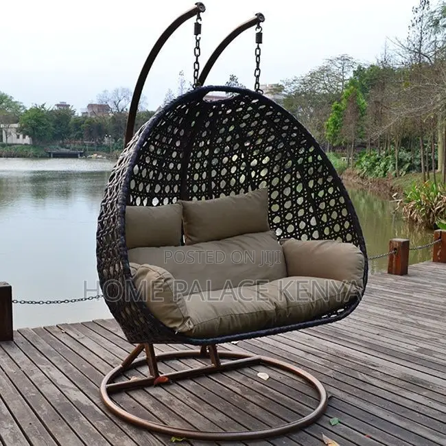 Swing Chair; Durable Modern Two Seater Swing Chair for Garden