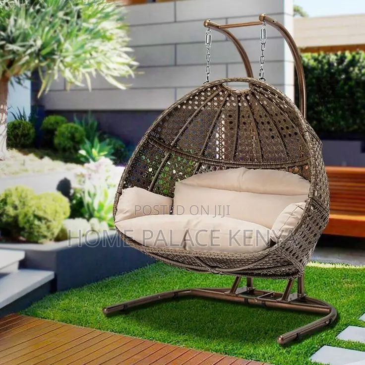Swing Chair; Durable Modern Two Seater Swing Chair for Garden