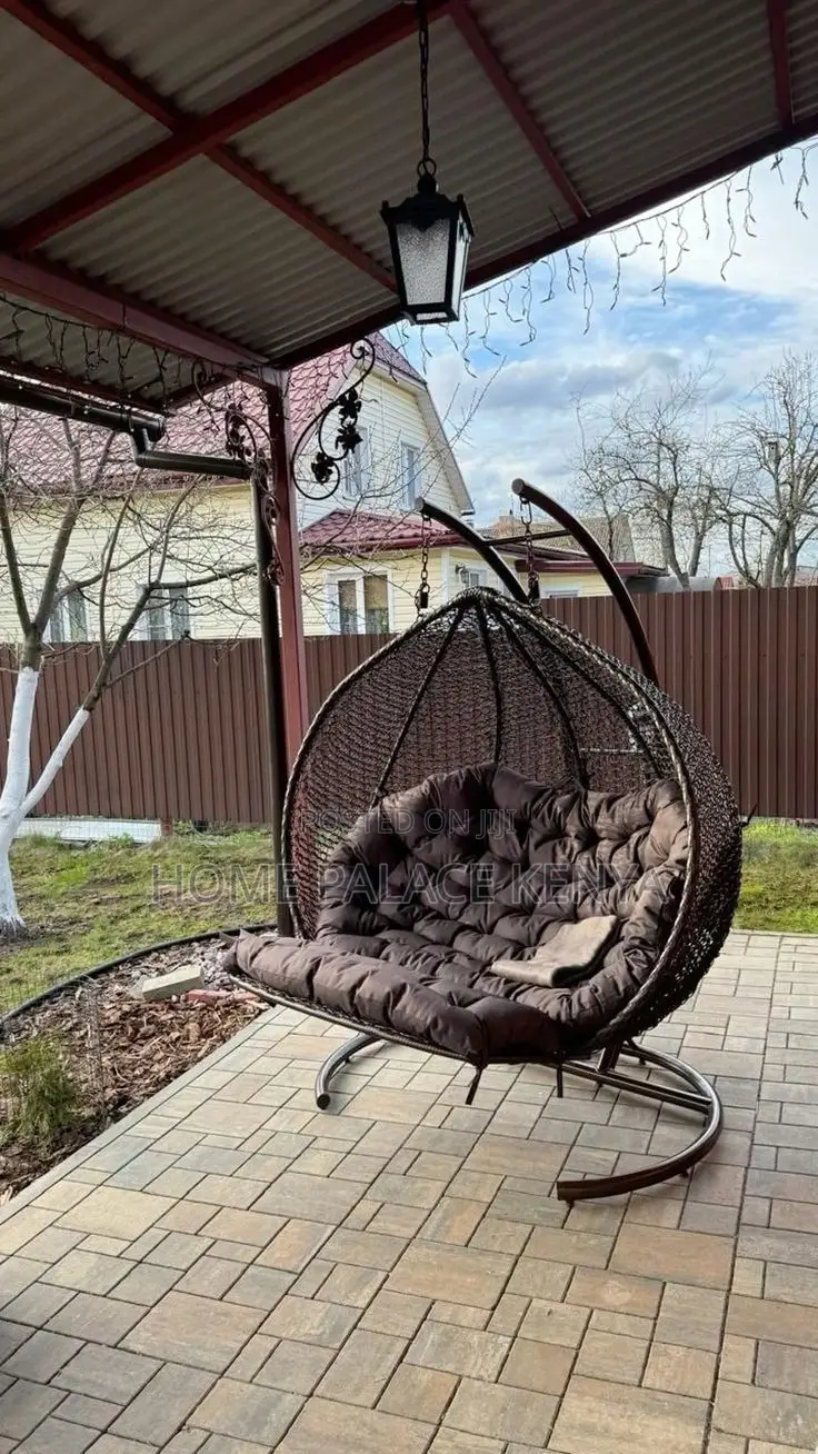 Swing Chair; Durable Modern Two Seater Swing Chair for Garden