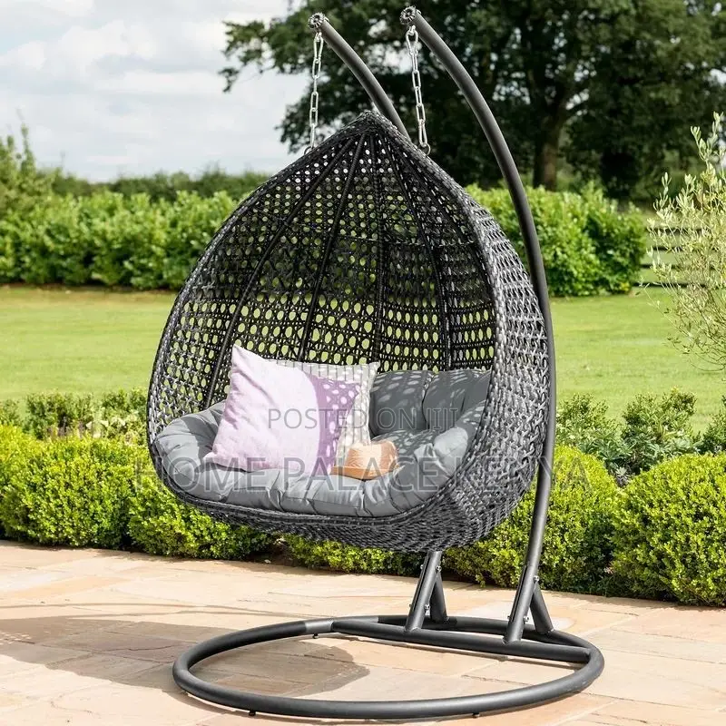 Swing Chair; Durable Modern Two Seater Swing Chair for Garden