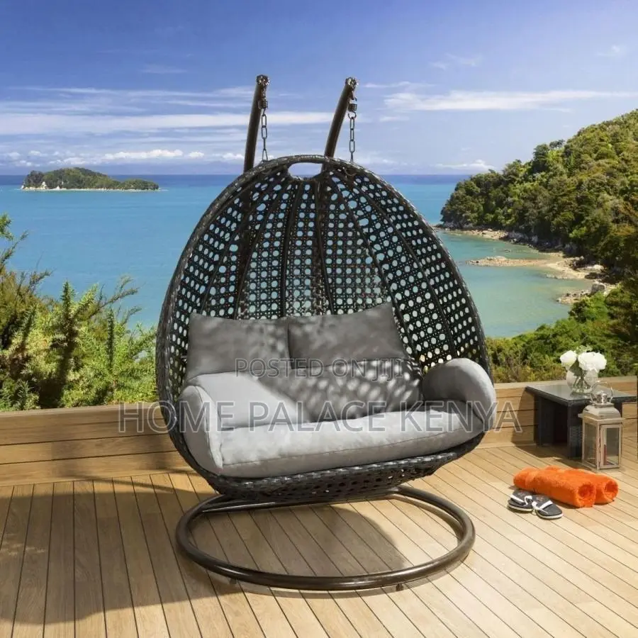 Swing Chair; Durable Modern Two Seater Swing Chair for Garden