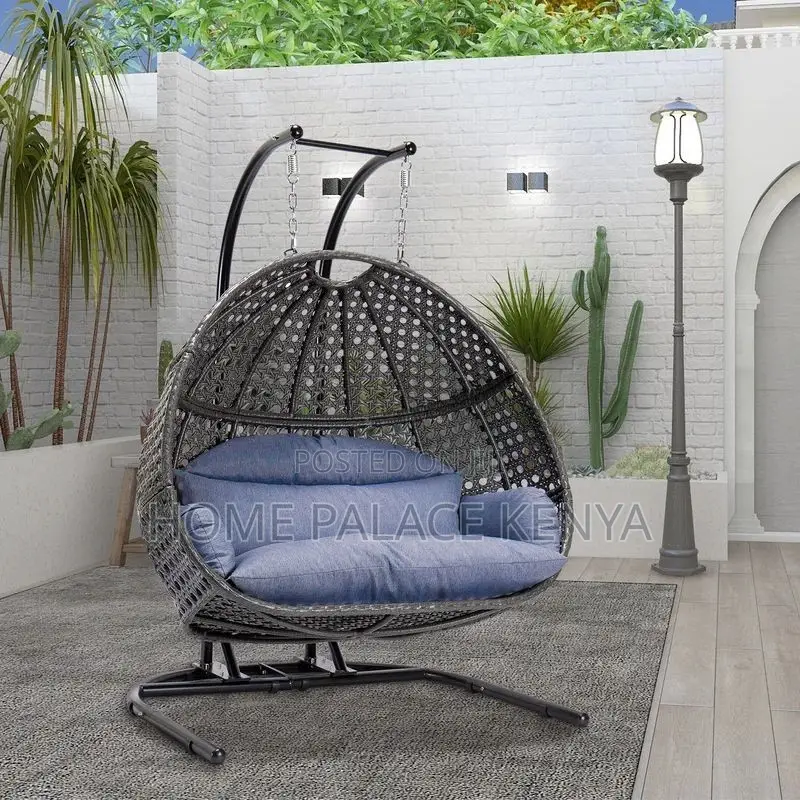 Swing Chair; Durable Modern Two Seater Swing Chair for Garden