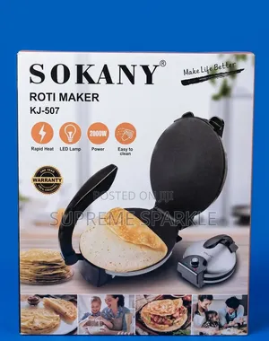 Sokany 2000W Electric Chapati Roti Maker Machine KJ-507