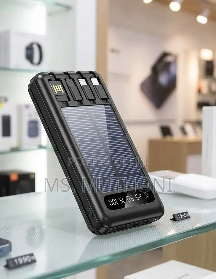Heavy-Duty 10,000 Mah Solar Power Bank