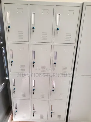 Multicompartment 12 Lockers Steel Cabinet