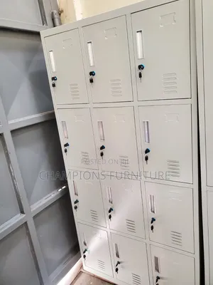 Multicompartment 12 Lockers Steel Cabinet