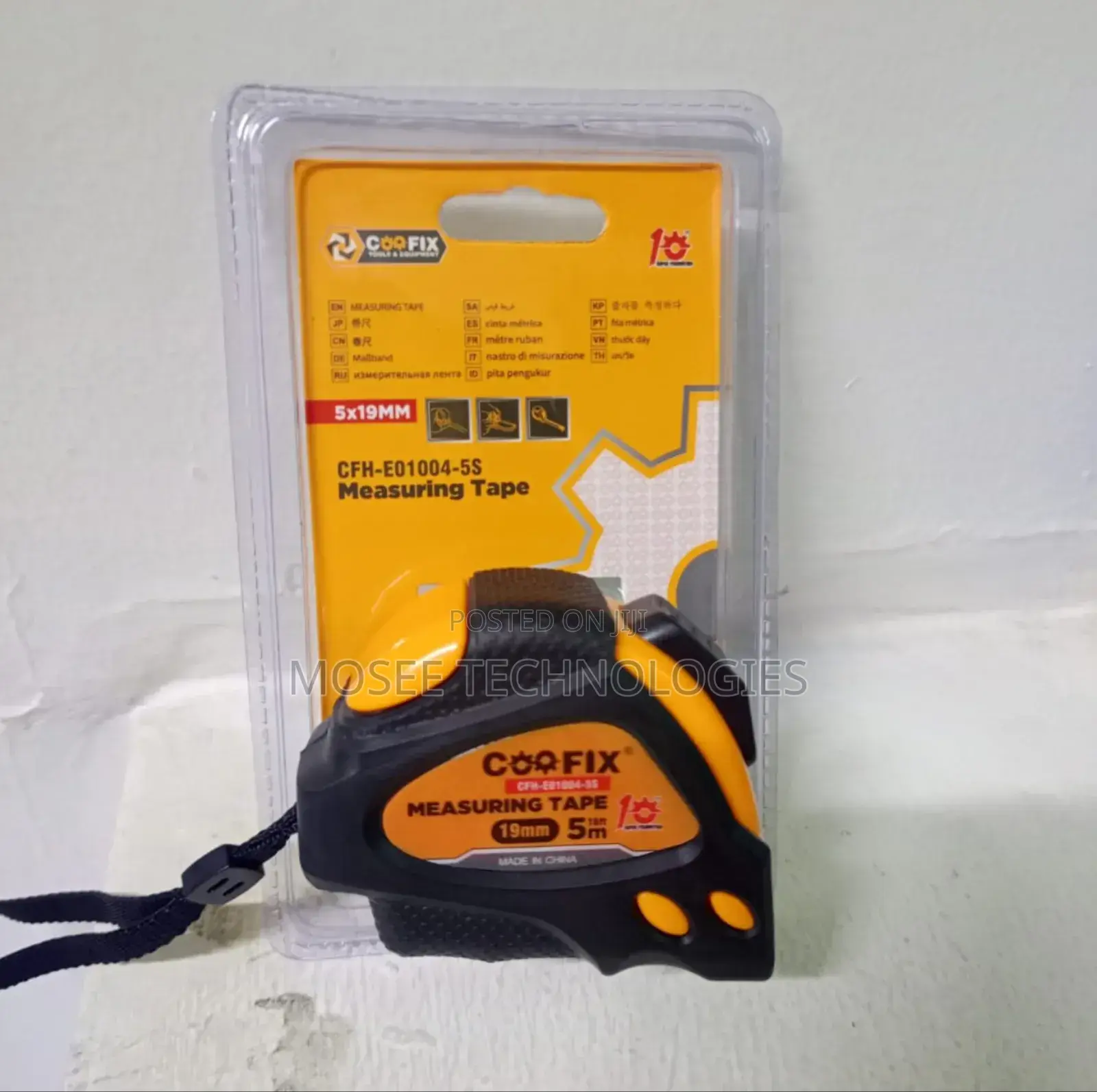 CooFix 5-Meter Retractable Measuring Tape