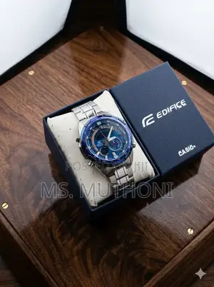 The Casio Edifice Racing Blue Series Analog-Digital Watch