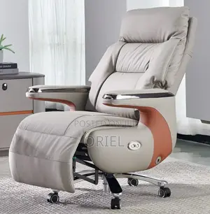 Office Chair : High Back Executive C.E.O Office Leather Chair