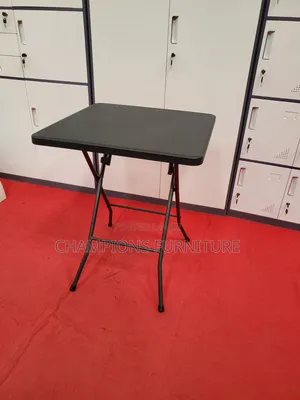 Portable Rattan Texture Plastic Foldable Table
