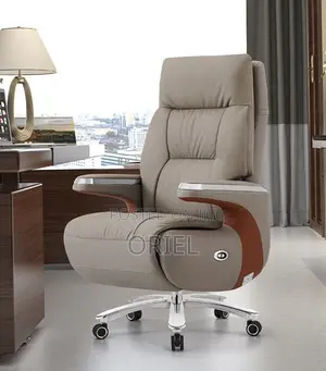 Office Chair : High Back Executive C.E.O Office Leather Chair