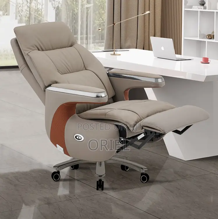 Office Chair : High Back Executive C.E.O Office Leather Chair