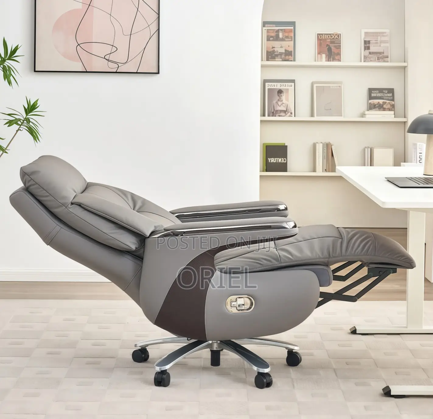 Office Chair : High Back Executive C.E.O Office Leather Chair