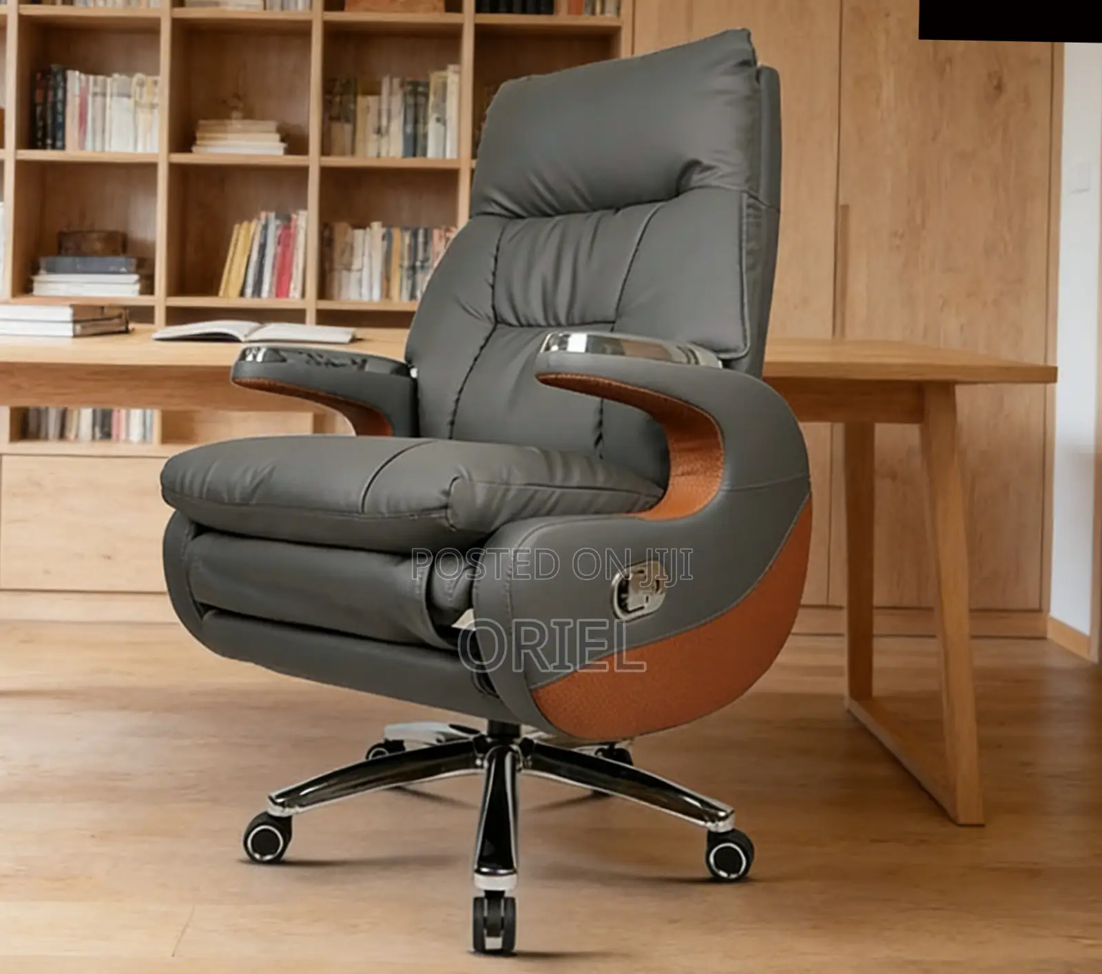 Office Chair : High Back Executive C.E.O Office Leather Chair