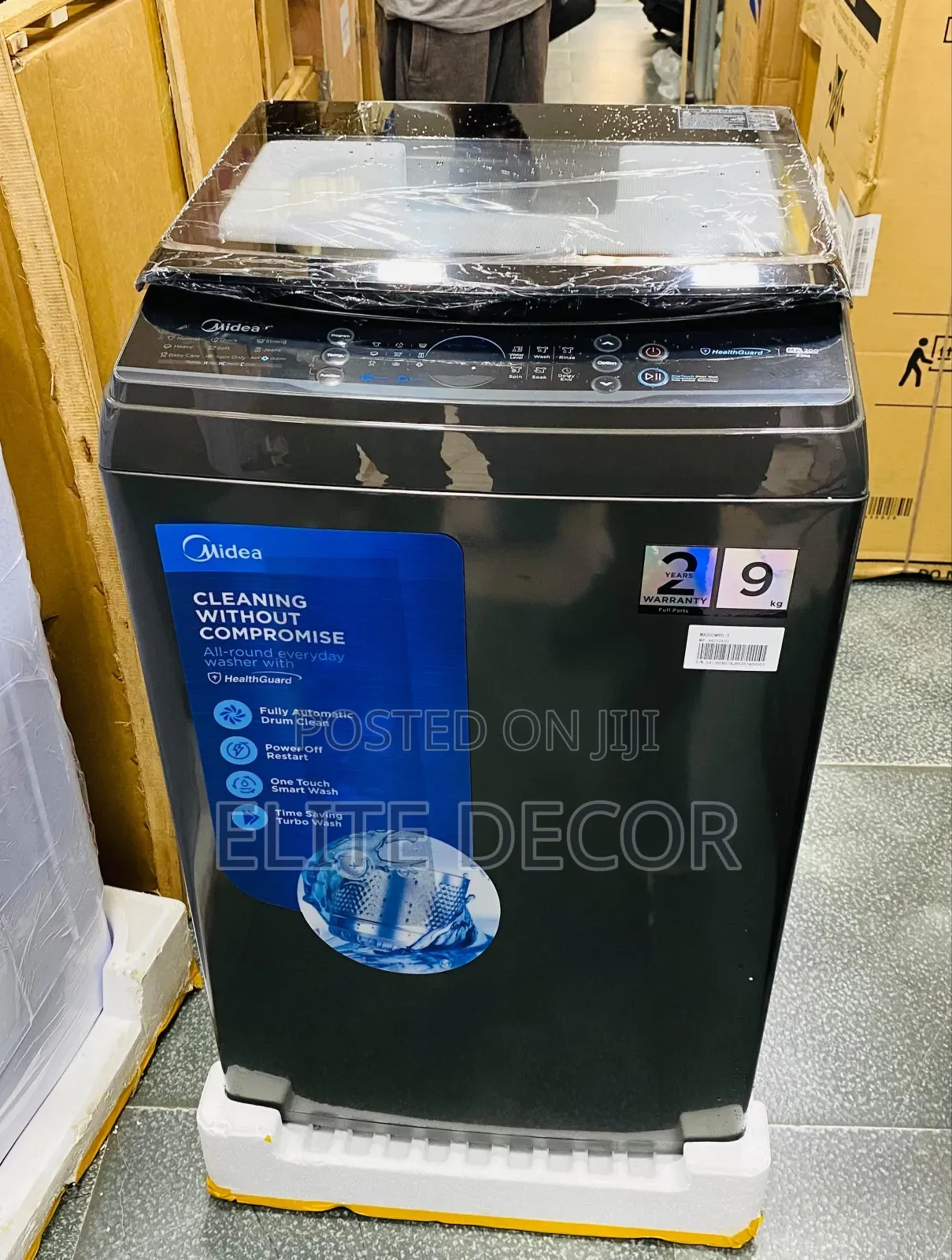 Midea 9KG Fully Automatic Washing Machine – MA200W90/T
