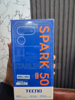 New Tecno Spark 50 Pro 256 GB White
