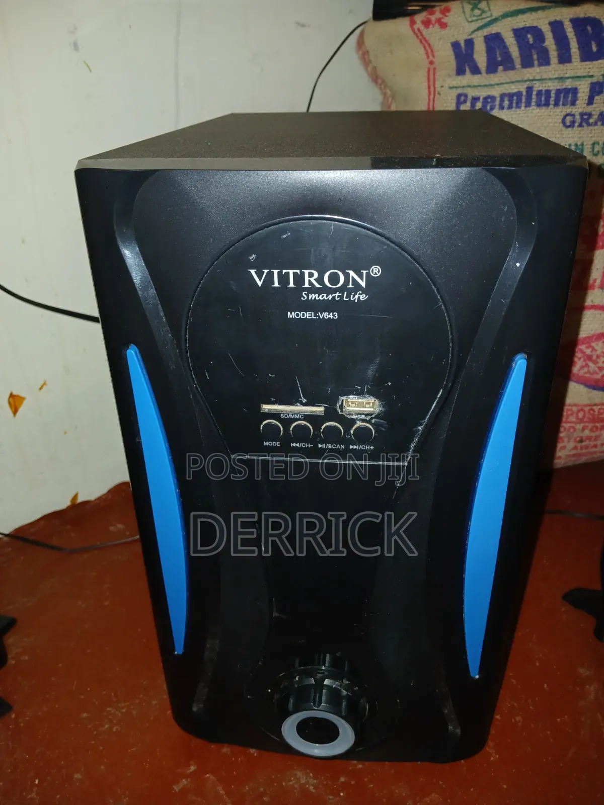 Vitron V643 3.1 Channel Subwoofer - 10000W PMPO (Complete Set + Remote