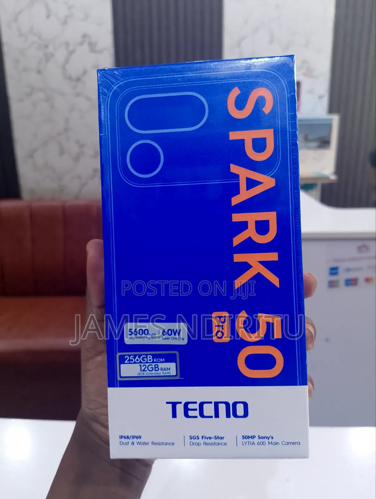 New Tecno Spark 50 Pro 256 GB Black
