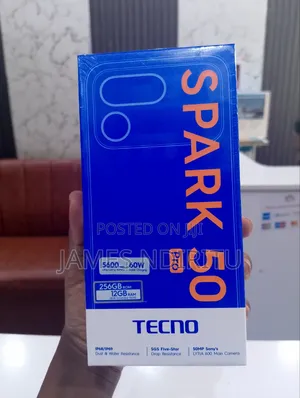 New Tecno Spark 50 Pro 256 GB Black
