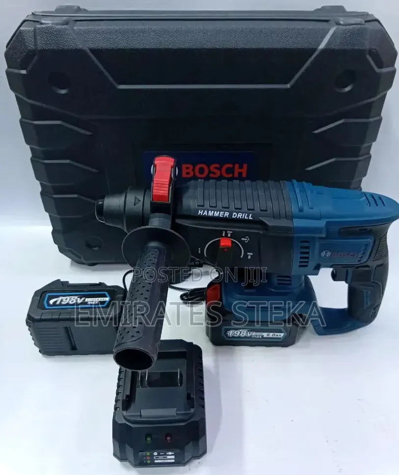 Rotary Hammer Cordless/Bosch Rotary Hammer Cordless With 198v Batts