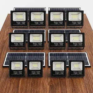 Factory Prices Solar 100W,200W,300W Watts Double Solar Floodlights