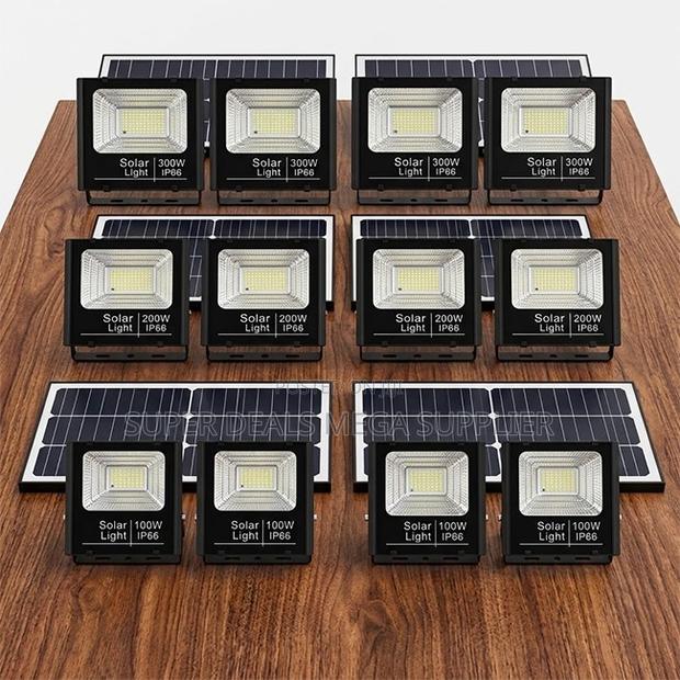 Factory Prices Solar 100W,200W,300W Watts Double Solar Floodlights