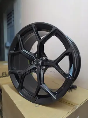 Black Silver 19 Inch Audi Rims