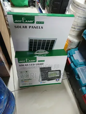 JSOT Lamp JS-TG 500W Solar LED Light and Panel Box