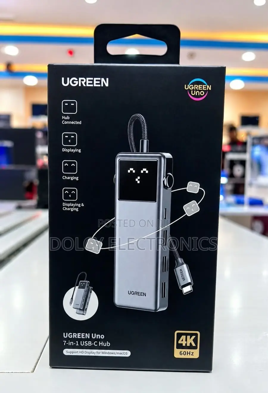 Ugreen Cm888 7-in-1 Uno Docking Station With USB C Pd[100w]