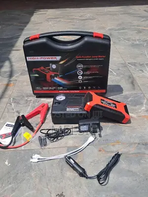 Car Jump Starter With Smart Jumper Cables Air Compressor – 12V