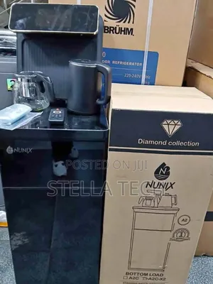 Black A2c-X2 Nunix Bottom Load Hot and Cold Water Dispenser