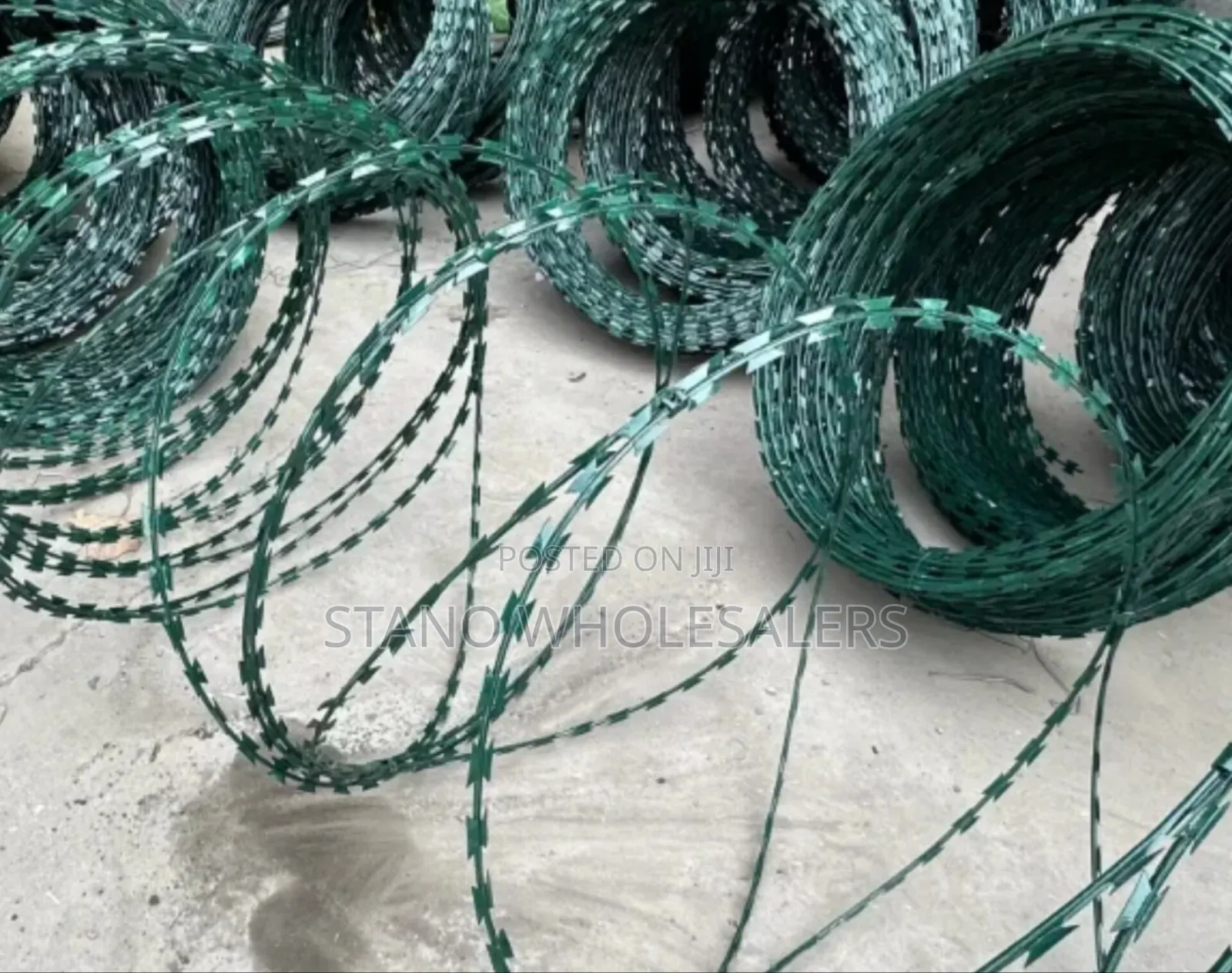 Green Razor Wires