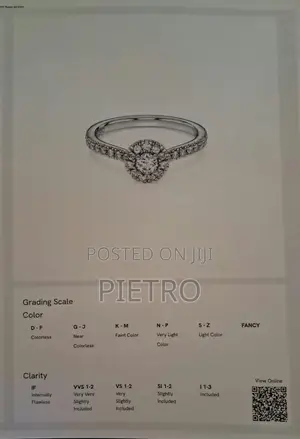 Swarovski Created Diamond Ring With IGI Certificate – 0.45ct Total