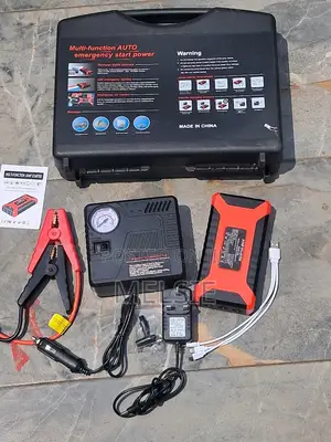 Car Jump Starter With Air Compressor – Portable Battery Booster