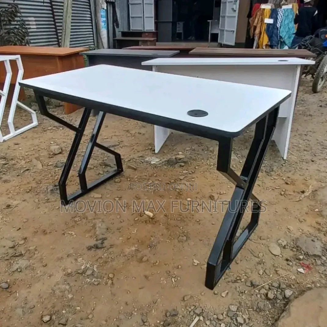Office Table,Metallic Black  Table