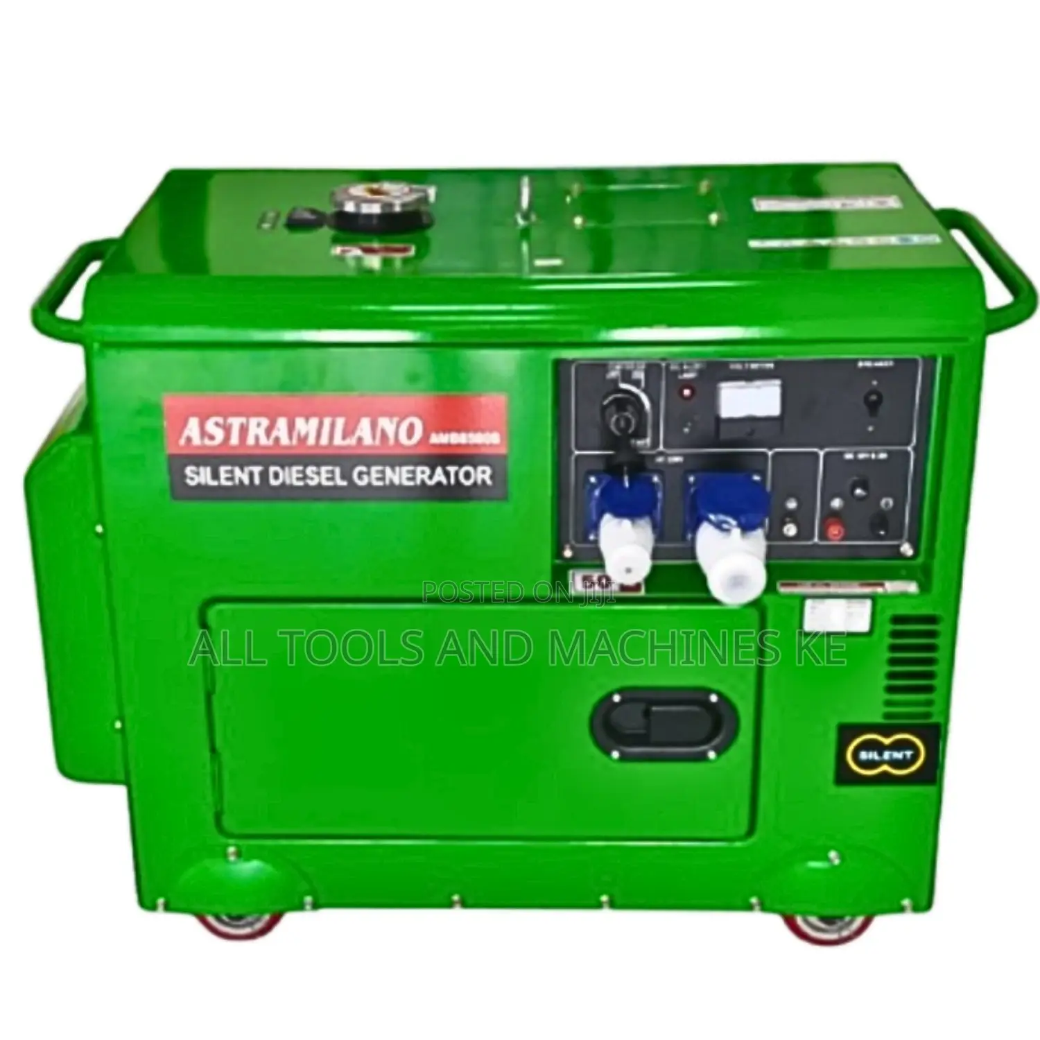 Powerful ASTRAMILANO Silent Diesel Generator 7.5KVA Single Phase 220V