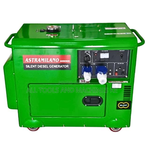 Powerful ASTRAMILANO Silent Diesel Generator 7.5KVA Single Phase 220V