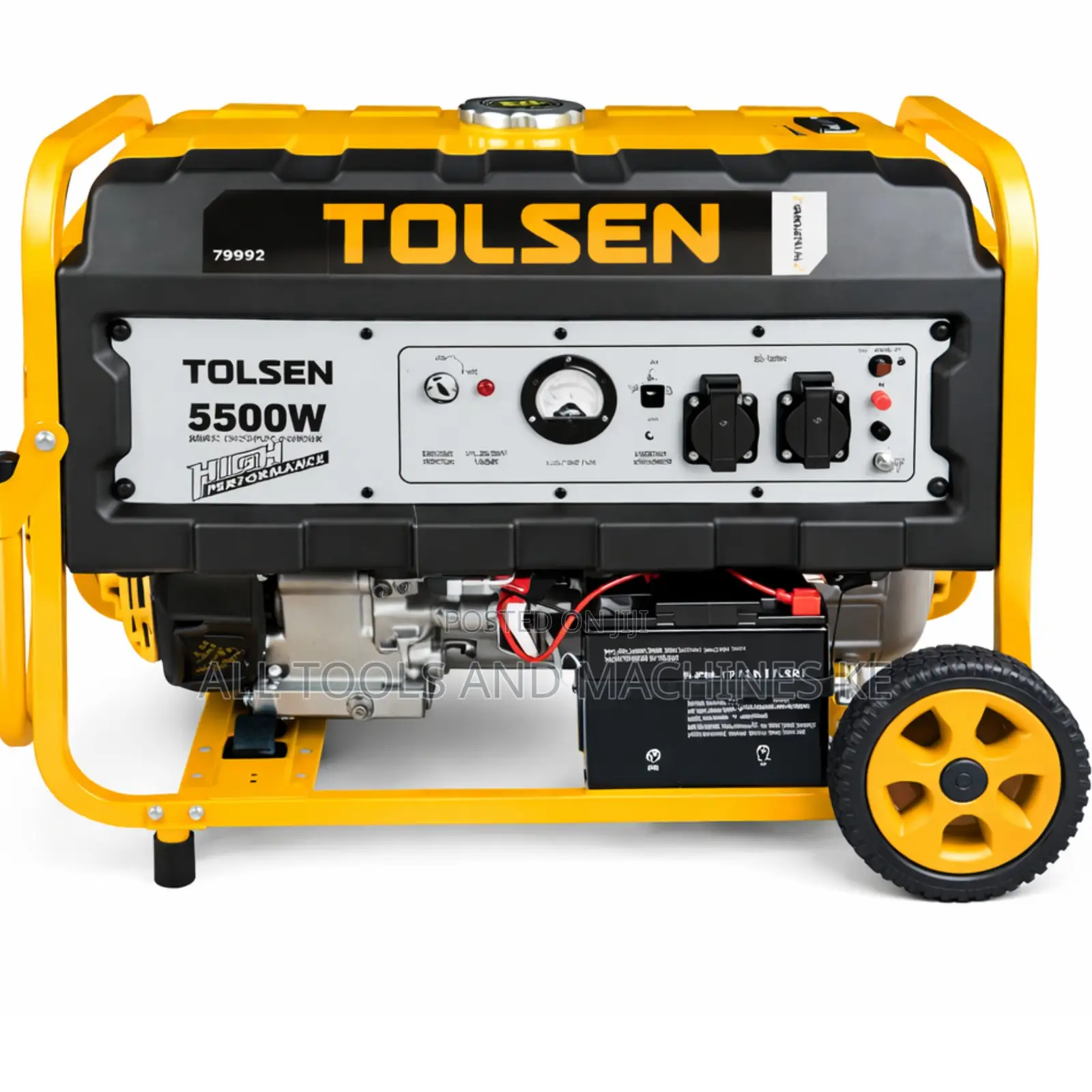 TOLSEN Industrial Gasoline Generator 5.5kW – Powerful