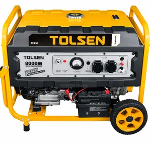 TOLSEN Industrial Gasoline Generator 8kW – Heavy-Duty, Reliable
