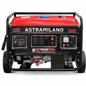 AstraMilano AM7500EXE 7.5kVA Key Start Petrol Generator Powerful