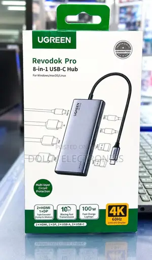 UGREEN CM639 8-in-1 USB-C Hub Revodok Pro