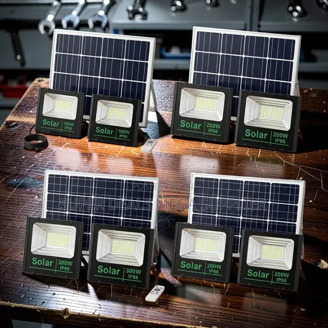 Low Prices Bright 100W,200W,300W Watts Double Solar Floodlights