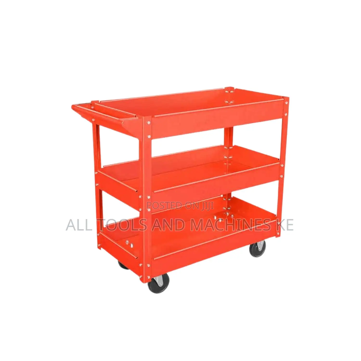 TOLSEN Three Tray Tool Cart 840x410x660mm