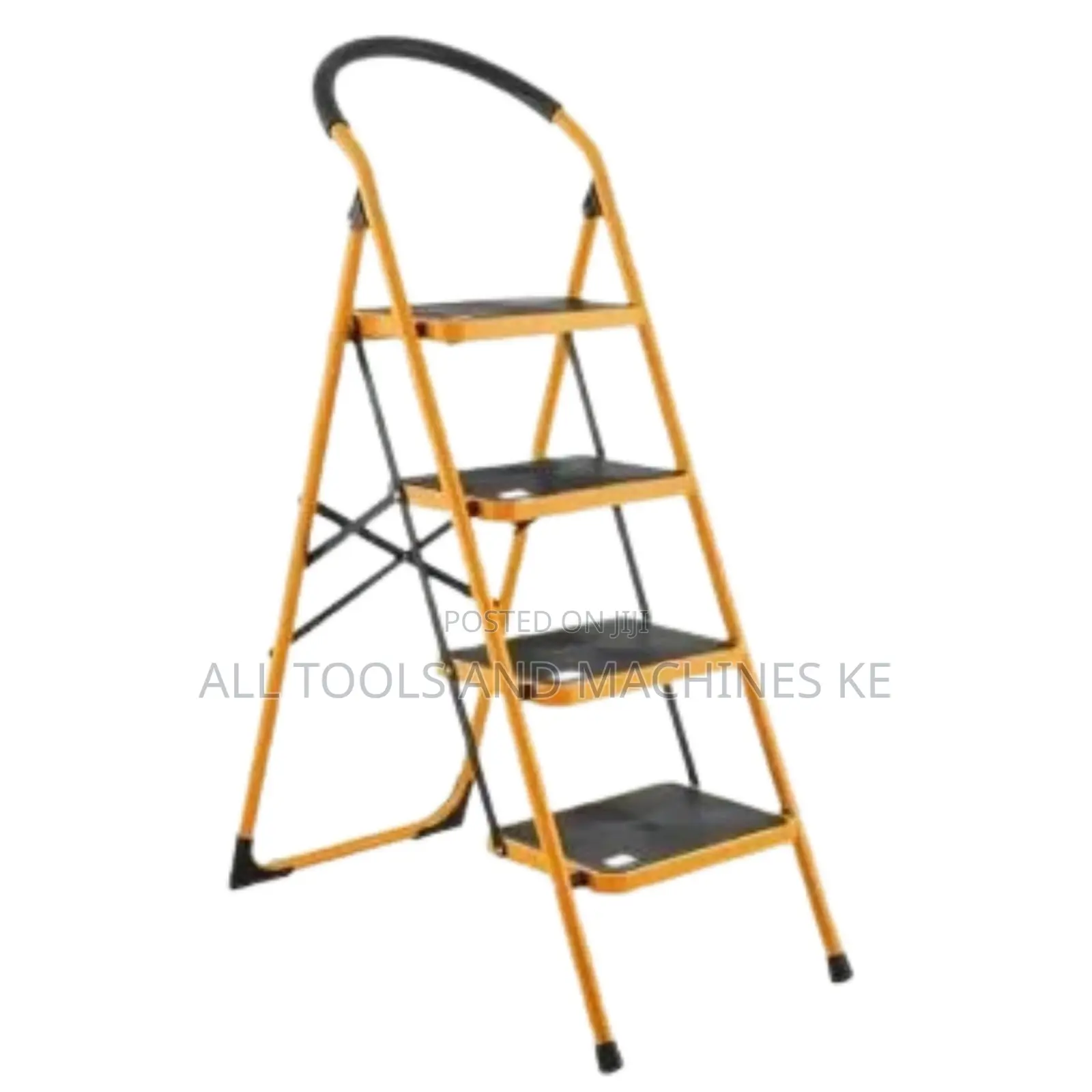 TOLSEN STEEL LADDER 4 Steps, 150kgs – Ultimate Heavy-Duty Step Ladder